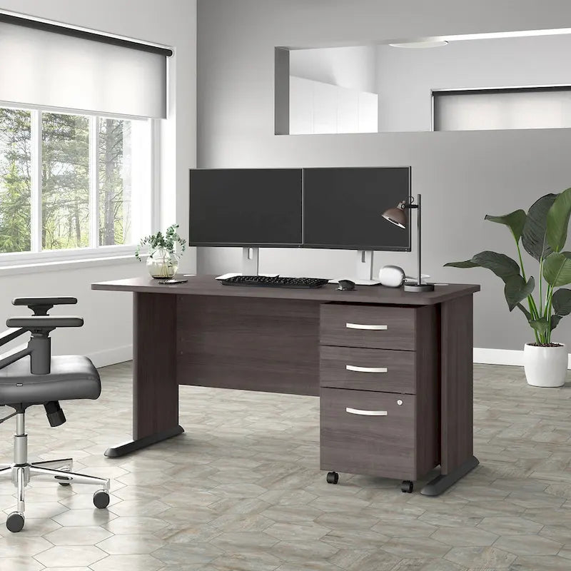 Studio A 60W Computer Desk with Drawers by Bush Business Furniture