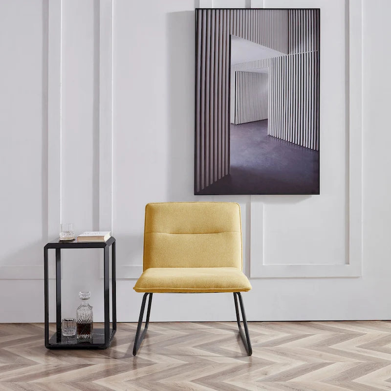 Corvus Cosmo Fabric Lounge Accent Slipper Chair