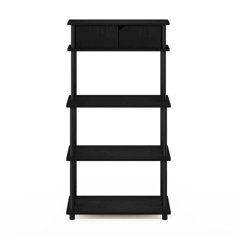 Furinno Turn-N-Tube Toolless Storage Shelf with Top Cabinet