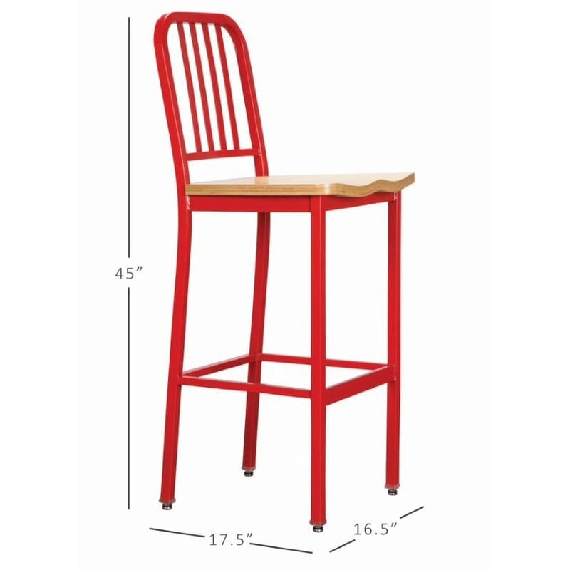 Metal Barstool (Set of 2)