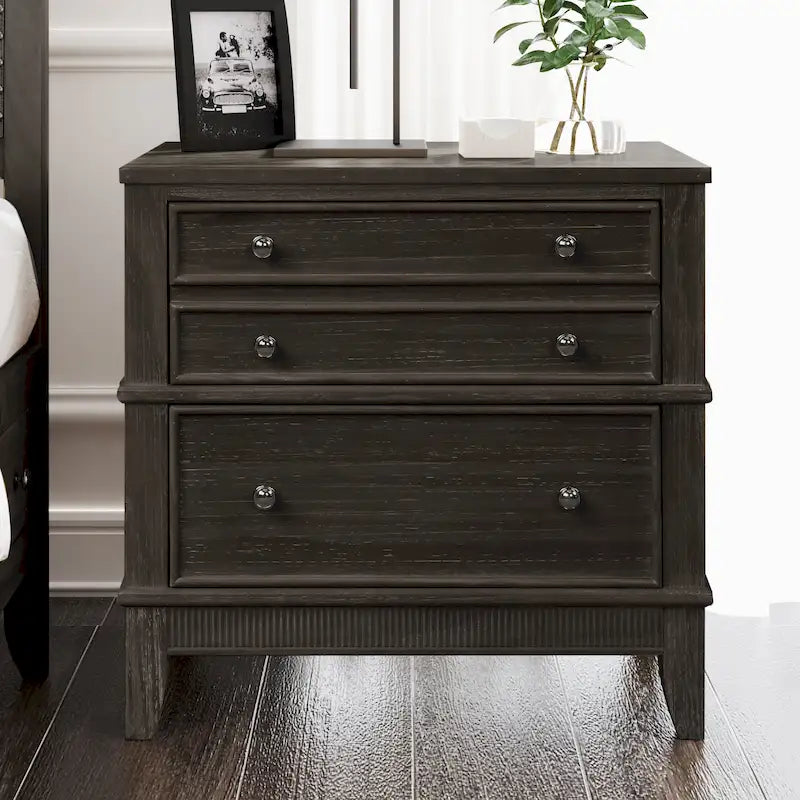 3-Drawer Nightstand
