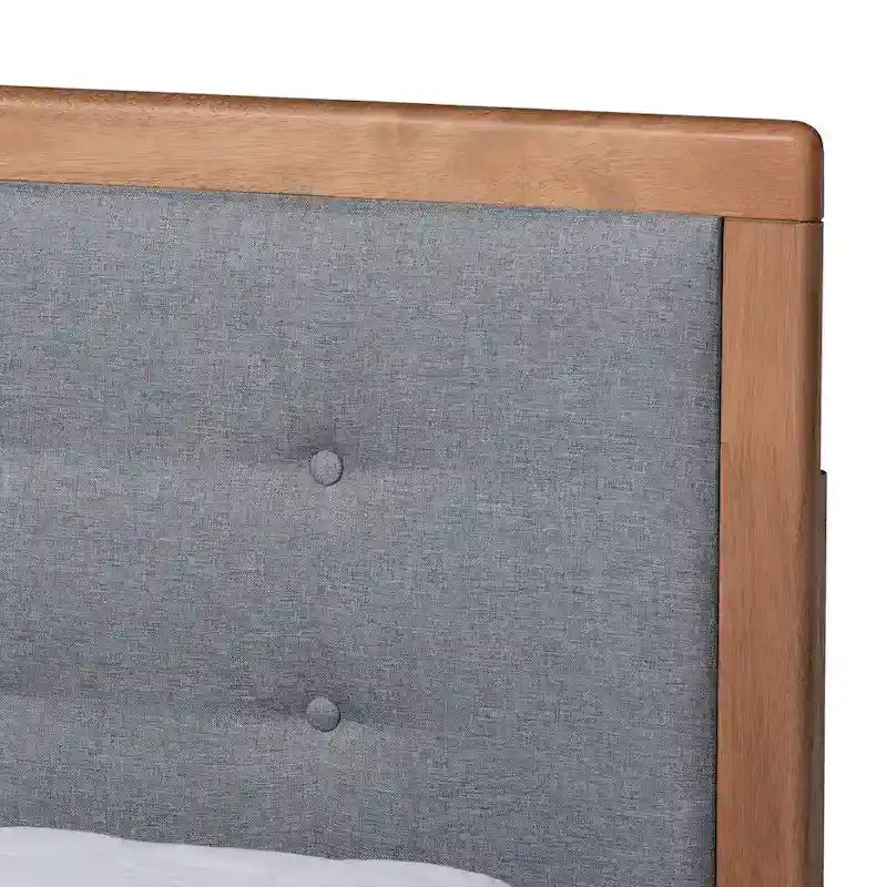 Mid-Century Modern 3-Drawer Storage Bed