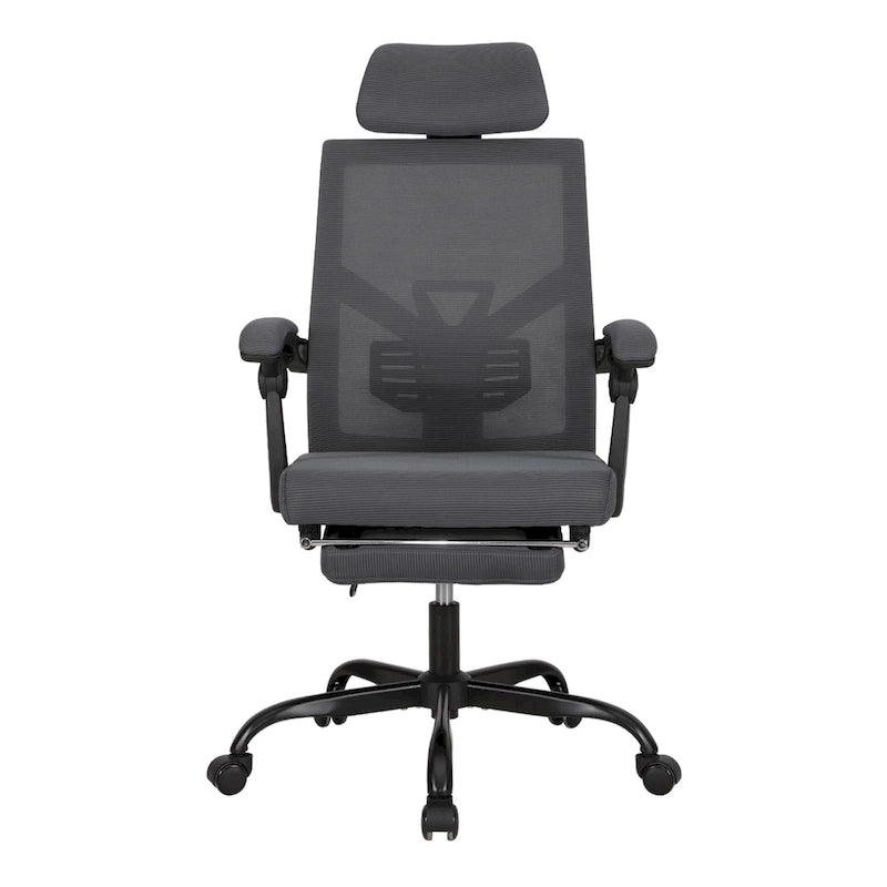 Office Chair With Foot Rest Ergonomic Swivel Mesh Task Office Chair