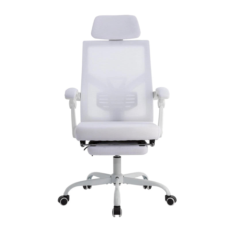 Office Chair With Foot Rest Ergonomic Swivel Mesh Task Office Chair