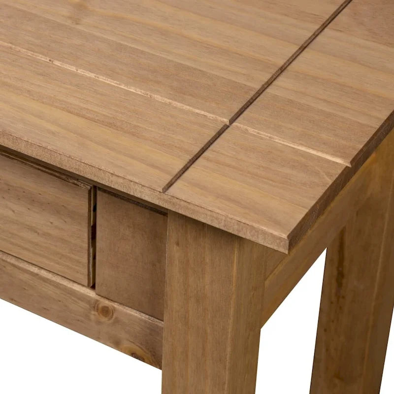 Console Table Entryway Side Table Solid Pine Wood - 43.3 x 15.7 x 28.3