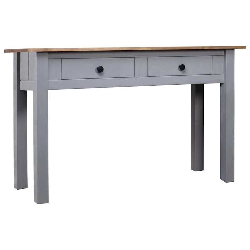 Console Table Entryway Side Table Solid Pine Wood - 43.3 x 15.7 x 28.3