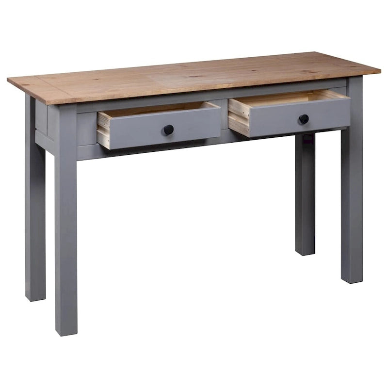 Console Table Entryway Side Table Solid Pine Wood - 43.3 x 15.7 x 28.3