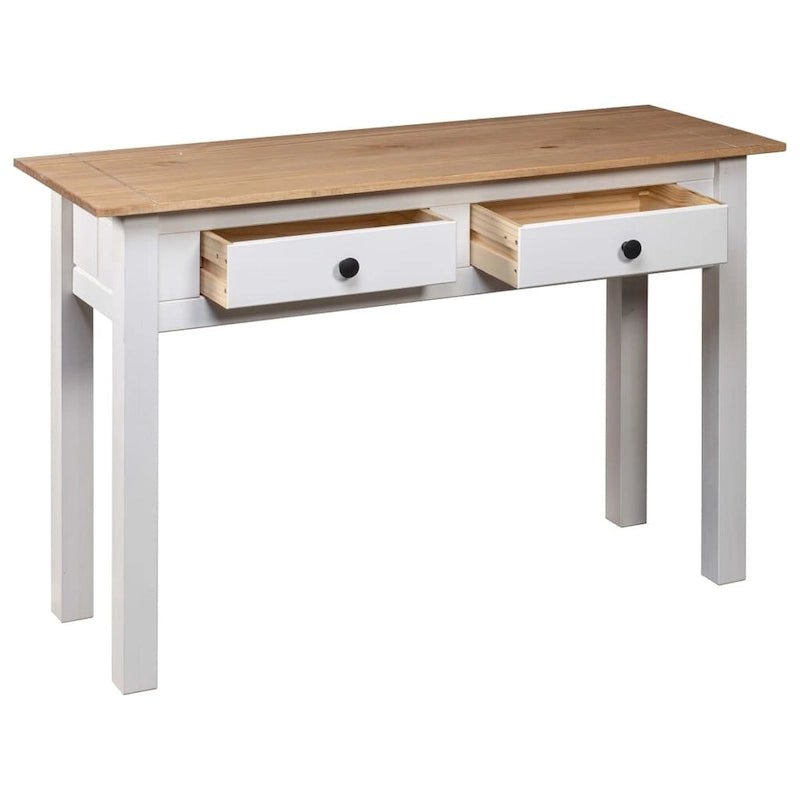 Console Table Entryway Side Table Solid Pine Wood - 43.3 x 15.7 x 28.3