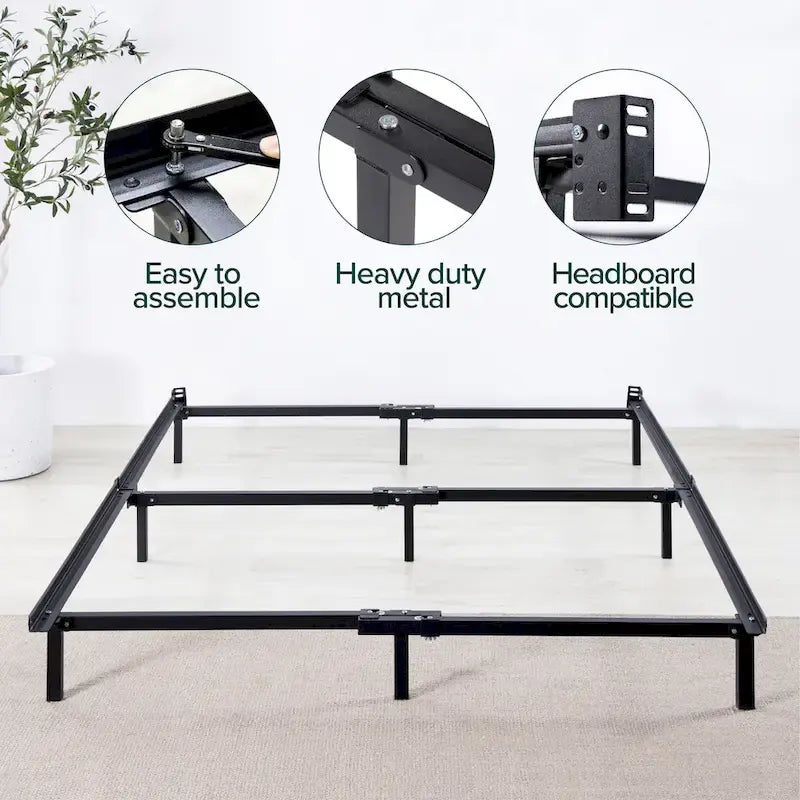 Priage by Zinus Compack 6-Leg Twin-Size Bed Frame