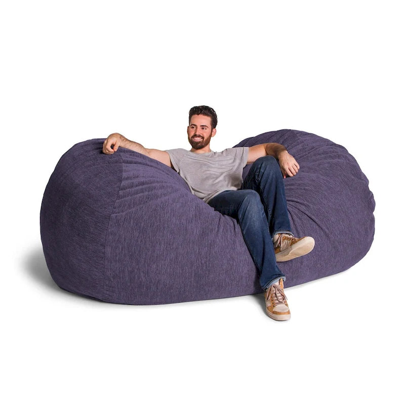Jaxx 7 Foot Giant Bean Bag Sofa For Adults - Premium Chenille