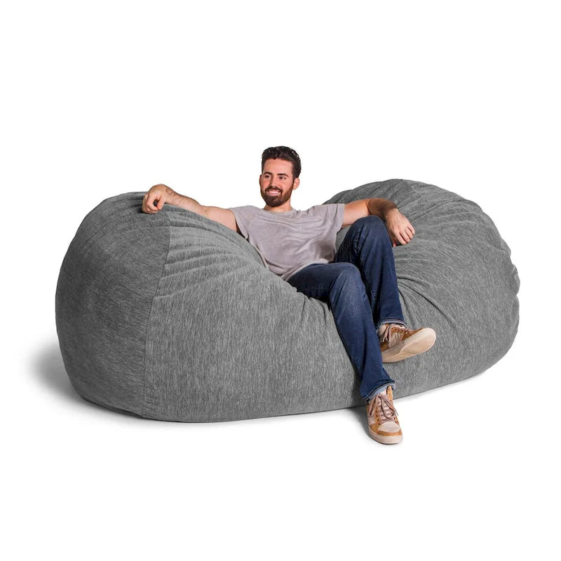 Jaxx 7 Foot Giant Bean Bag Sofa For Adults - Premium Chenille