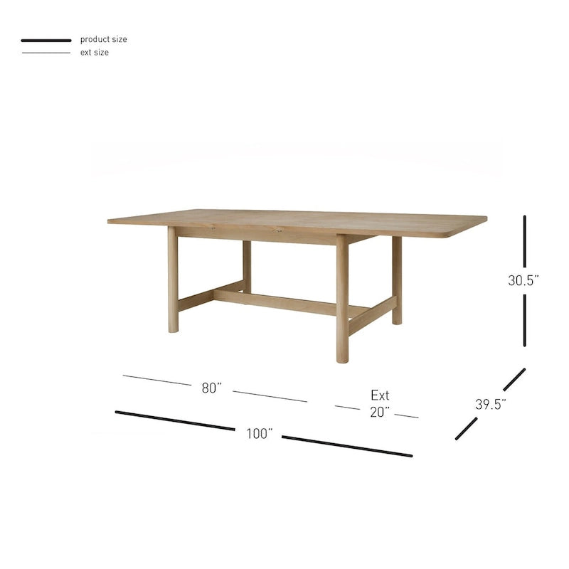 Bloomfield Butterfly Dining Table w/ 20 Ext