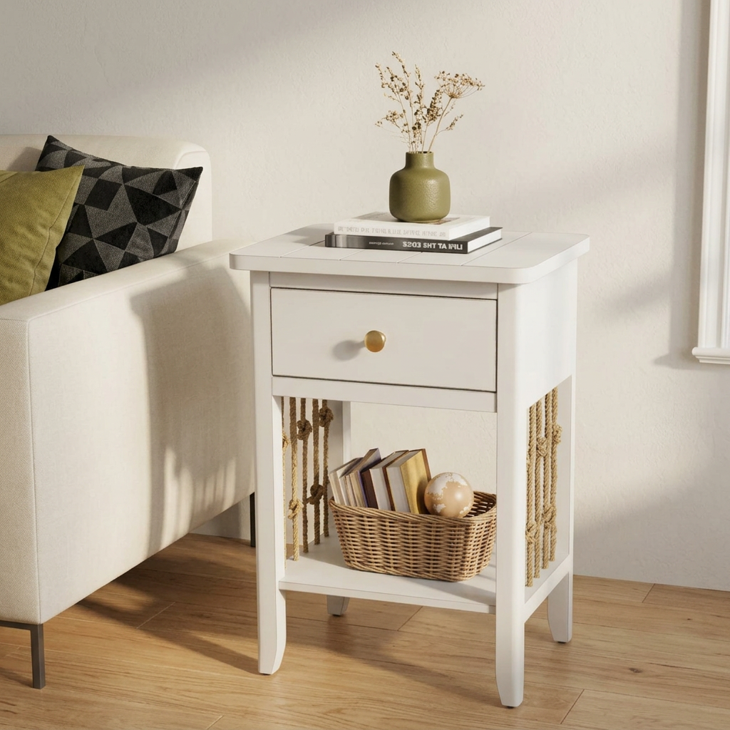 White End Table